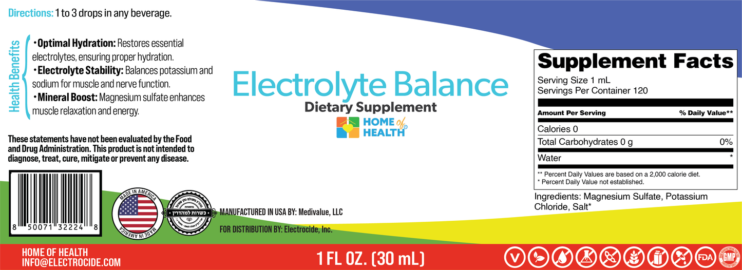 Electrolyte Balance - Electrocide