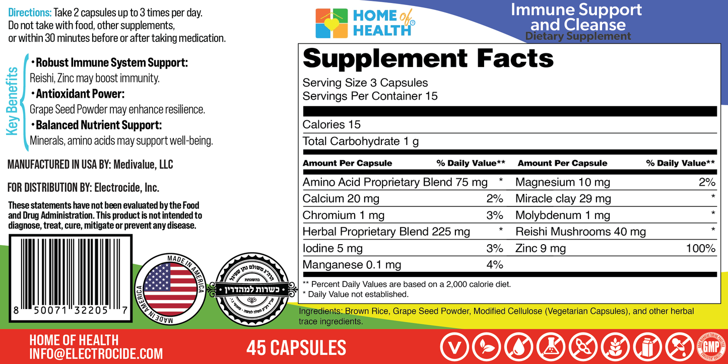 Immune Support and Cleanse - Electrocide