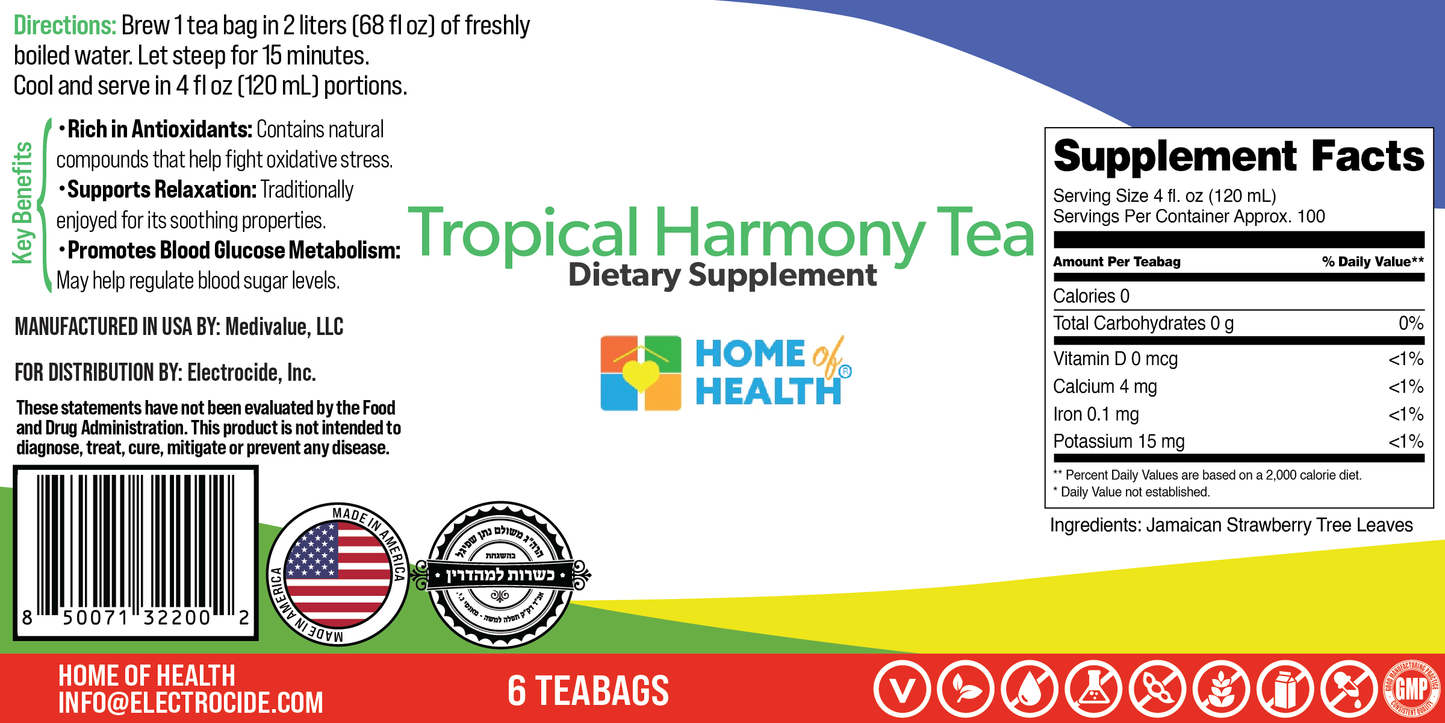 Tropical Harmony Tea - Electrocide