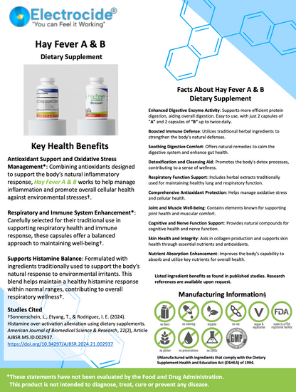 Hay Fever A - Electrocide
